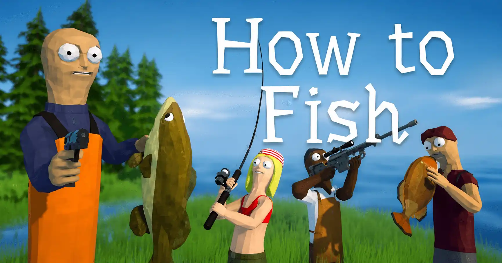 How to Fish game characters